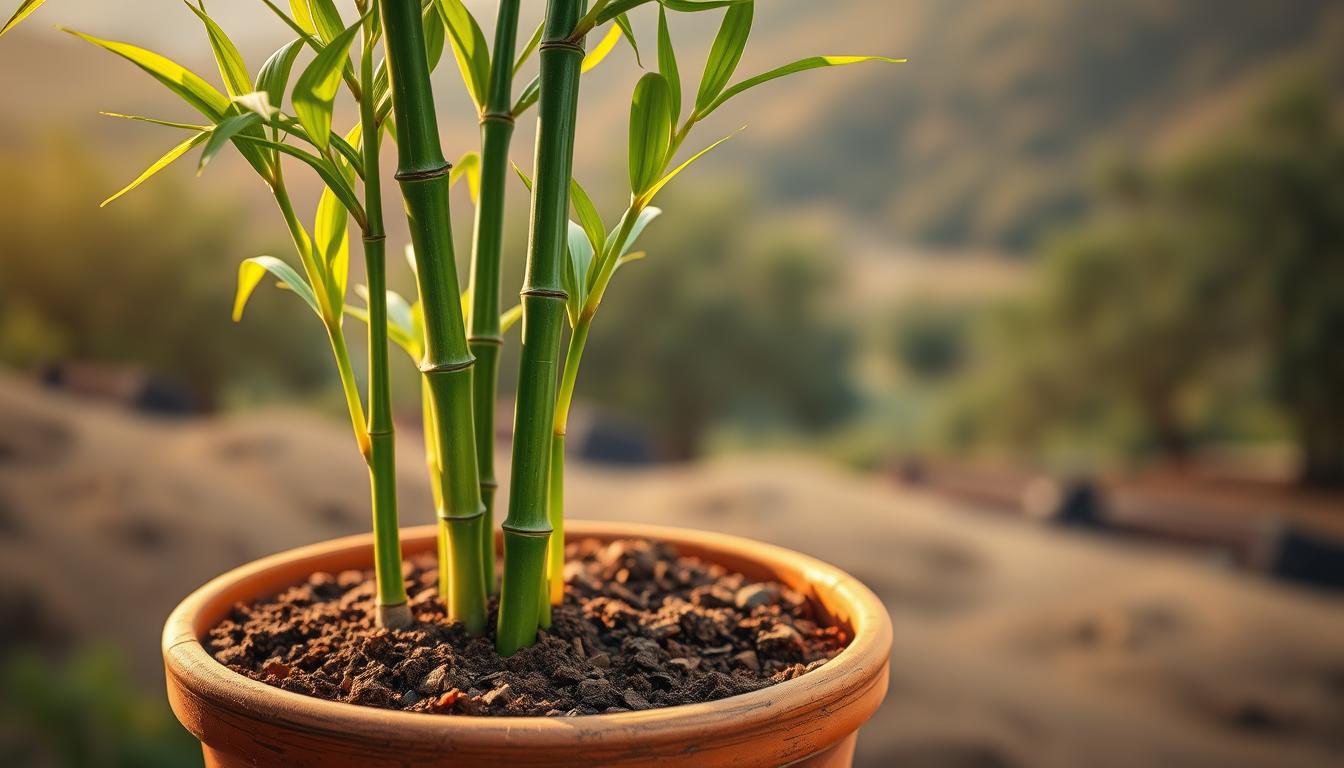Jaka ziemia do bambusa w doniczce